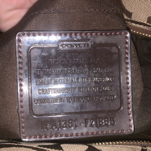 Coach baby bag, could also be used for other things as well. FIRM ON PRICE - Picture 2 of 4